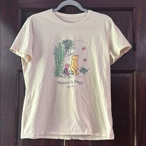 Life Is Good Cream Nature is Magic Winnie the Pooh Tee